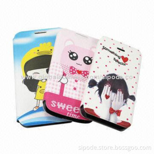 Flip leather case for Samsung Galaxy S4 Mini